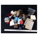 Royal Aura, Krementz & Assorted Jewelry Boxes - Mixed Gift Boxes & Pouches -Used