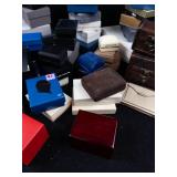 GP, Ecclissi & Landsstroms Assorted Jewelry Boxes - Pouches & Leather Chests. Used Conditon.