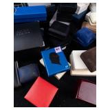 GP, Ecclissi & Landsstroms Assorted Jewelry Boxes - Pouches & Leather Chests. Used Conditon.