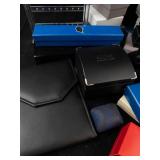 GP, Ecclissi & Landsstroms Assorted Jewelry Boxes - Pouches & Leather Chests. Used Conditon.