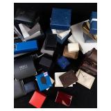 GP, Ecclissi & Landsstroms Assorted Jewelry Boxes - Pouches & Leather Chests. Used Conditon.