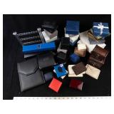 GP, Ecclissi & Landsstroms Assorted Jewelry Boxes - Pouches & Leather Chests. Used Conditon.