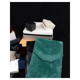Roger Burke Jewellers & Rachel Galley Assorted Jewelry Boxes, Pouches & Cases. -Used Condition