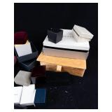 Roger Burke Jewellers & Rachel Galley Assorted Jewelry Boxes, Pouches & Cases. -Used Condition