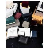 Roger Burke Jewellers & Rachel Galley Assorted Jewelry Boxes, Pouches & Cases. -Used Condition