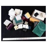 Roger Burke Jewellers & Rachel Galley Assorted Jewelry Boxes, Pouches & Cases. -Used Condition