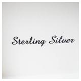 Sterling Silver Lab Created White Sapphire Stud Earrings Set - Assorted Carat Weights
