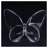 Baccarat Crystal Butterfly Sculpture - Made in France