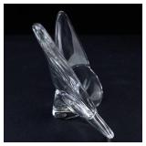 Baccarat Crystal Butterfly Sculpture - Made in France