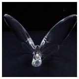 Baccarat Crystal Butterfly Sculpture - Made in France
