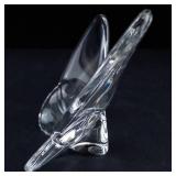 Baccarat Crystal Butterfly Sculpture - Made in France