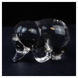 Glass Elephant Figurine