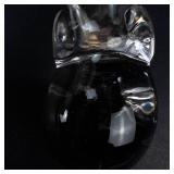 Glass Elephant Figurine