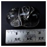 Glass Elephant Figurine