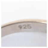 Smokey Topaz Sterling Silver Ring - Size 9, - Cushion-Cut Center Stone
