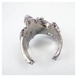 Dragon Ring with Dragon Head and Winged Scales