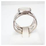 Pearl Sterling Silver Ring - Size 9.75