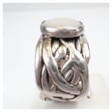 Pearl Sterling Silver Ring - Size 9.75