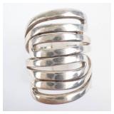 Sterling Silver Multi-Band Ring - Size 10.75