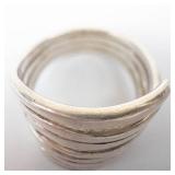 Sterling Silver Multi-Band Ring - Size 10.75