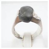MB-63 Mexican Sterling Silver Statement Ring - Size 10.75