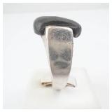 MB-63 Mexican Sterling Silver Statement Ring - Size 10.75