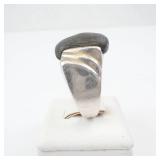 MB-63 Mexican Sterling Silver Statement Ring - Size 10.75