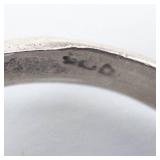 Sterling Silver Three Dolphin Swirl Ring - Size 6.5