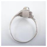 Sterling Silver Lapis Ring Size 7 - Oval Cabochon Bezel Setting