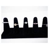 Sterling Silver Rings  Sizes 6-8