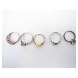 Sterling Silver Rings  Sizes 6-8