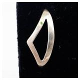 Aerie Sterling Silver Diamond-Shaped Open Frame Earrings