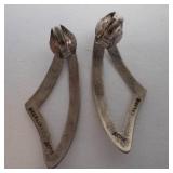 Aerie Sterling Silver Diamond-Shaped Open Frame Earrings