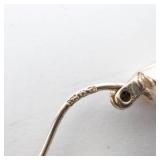Sterling Silver Rope Hoop Earrings - Twisted Wire Hoops
