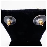Sugarfix Boo Ghost Earrings - Gold-Tone with Crystals