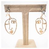 House of Harlow 1960 Picasso Style Dangle Earrings