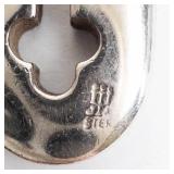 Rare James Avery 925 Sterling Silver Cross Pendant with Trefoil Ends