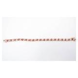 Ross-Simons Ruby Vermeil Bracelet - 18.3g, 7.5in