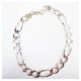 BY Hallmarked Sterling Silver Chain Bracelet with Lobster Clasp