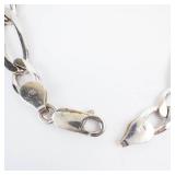 BY Hallmarked Sterling Silver Chain Bracelet with Lobster Clasp