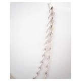 Sterling Silver Twisted Rope Chain Necklace 29-Inch
