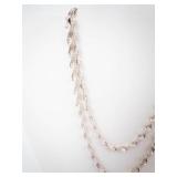 Sterling Silver Twisted Rope Chain Necklace 29-Inch