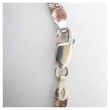 Sterling Silver Twisted Rope Chain Necklace 29-Inch