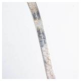 Beautiful Dainty Sterling Silver Snake Chain Necklace 24.5-Inch - 7.65g - 925