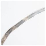 Beautiful Dainty Sterling Silver Snake Chain Necklace 24.5-Inch - 7.65g - 925