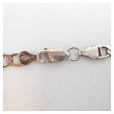 Sterling Silver Mariner Link Chain Necklace for Men - 20-Inch, 21g