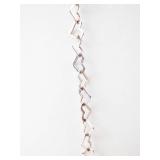 MILOR Sterling Silver Heart Link Chain Necklace - 20 Inches