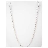 Sterling Silver 925 Herringbone Chain Necklace