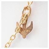Disney Castle Pendant Necklace with Dove Charm
