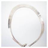 GORGEOUS Milor Sterling Silver Reversible Collar Necklace 16 Inch
